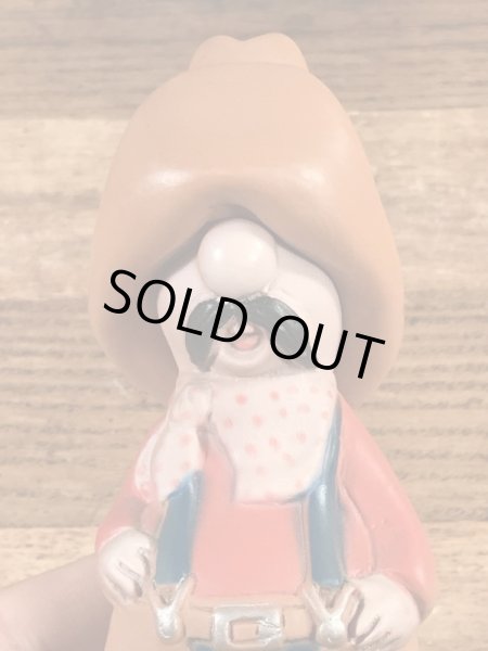 企業キャラクターのパピーパーカーのビンテージソフビ人形