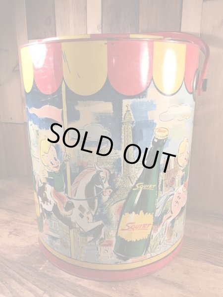 アドバタイジングキャラクターのスクワートボーイのヴィンテージクーラーボックス