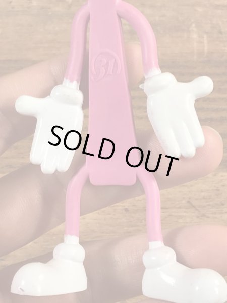 バスキンロビンスサーティーワンのスプーンのヴィンテージベンダブルフィギュア