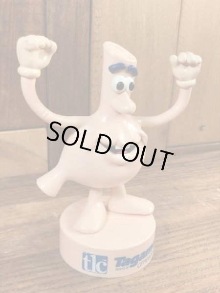 企業キャラクターのタガメットのビンテージPVCフィギュア