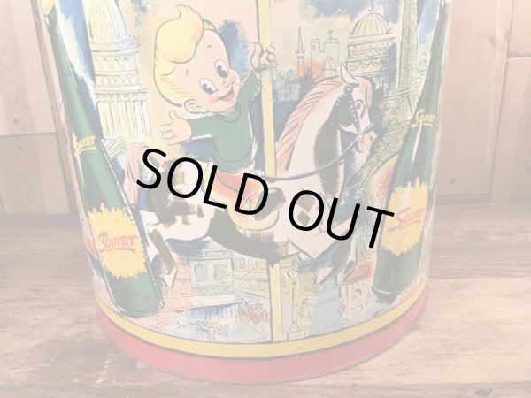 アドバタイジングキャラクターのスクワートボーイのヴィンテージクーラーボックス