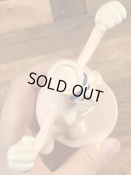 企業キャラクターのタガメットのビンテージPVCフィギュア