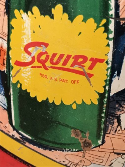 画像1: Squirt Boy “Merry Go Round” Metal Cooler　スクワートボーイ　ビンテージ　クーラーボックス　50年代