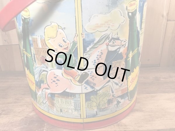 アドバタイジングキャラクターのスクワートボーイのヴィンテージクーラーボックス