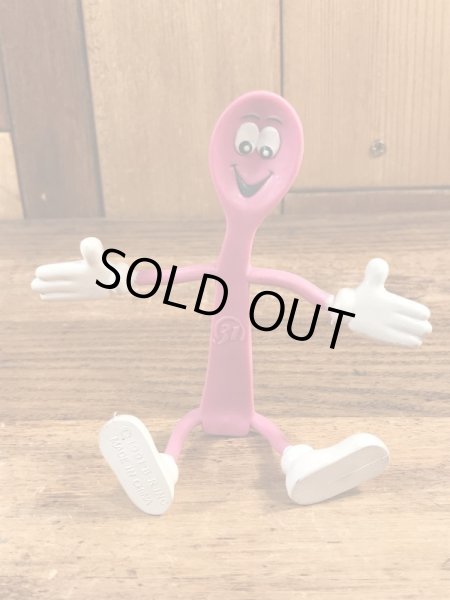 バスキンロビンスサーティーワンのスプーンのヴィンテージベンダブルフィギュア