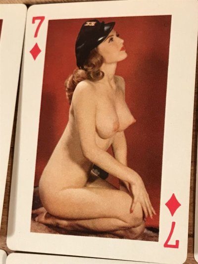 画像1: Fifty-Two Art Studies “Pin-Up Girl” Playing Cards　ピンナップガール　ビンテージ　トランプ　プレイングカード　50年代