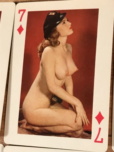 画像1: Fifty-Two Art Studies “Pin-Up Girl” Playing Cards　ピンナップガール　ビンテージ　トランプ　プレイングカード　50年代