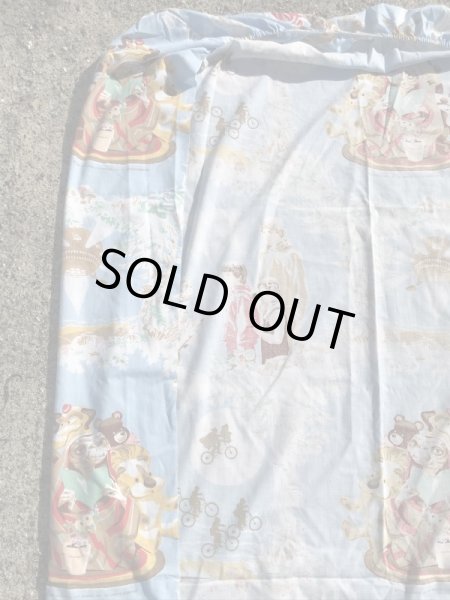 E.T.のツインサイズのヴィンテージBoxシーツ