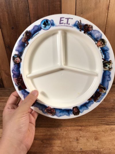 画像3: Deka E.T. “The Extra-Terrestrial” Plastic Plate　イーティー　ビンテージ　プラスチックプレート　お皿　80年代