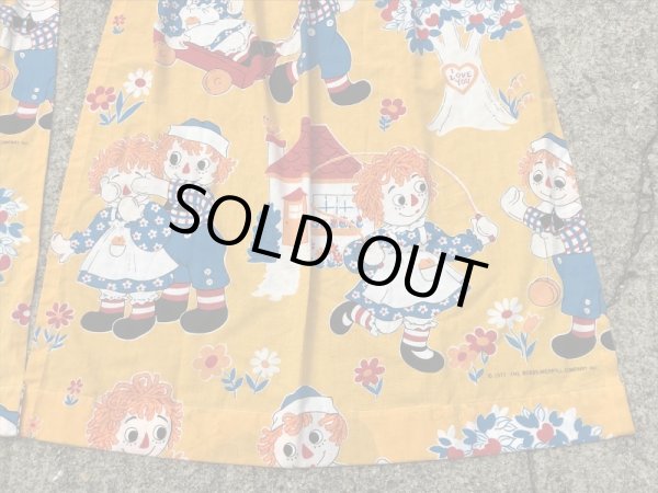 ラガディアン＆アンディの2枚組セットのビンテージカーテン