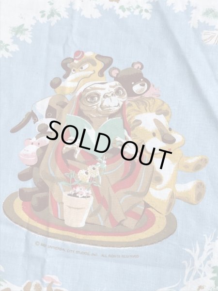 E.T.のツインサイズのヴィンテージBoxシーツ