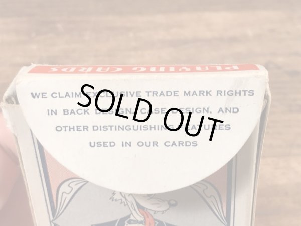 ウルフが表紙のピンナップガールのビンテージトランプ