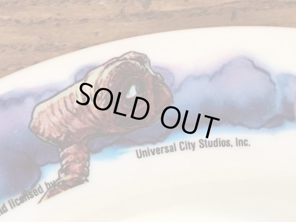 E.T.のプラスチック製のヴィンテージお皿