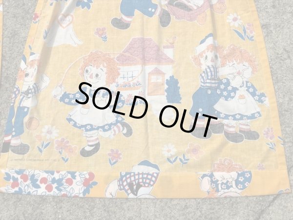 ラガディアン＆アンディの2枚組セットのビンテージカーテン