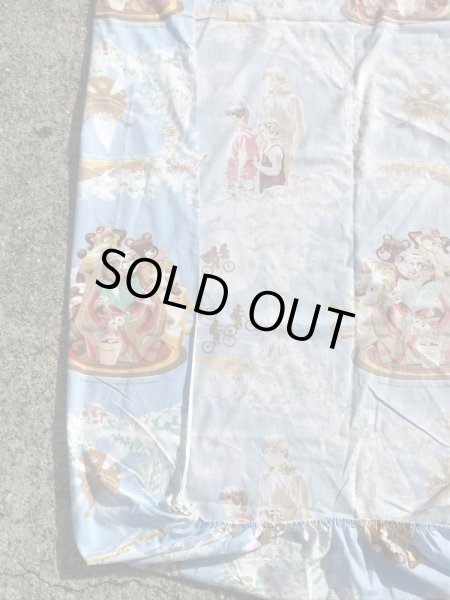 E.T.のツインサイズのヴィンテージBoxシーツ