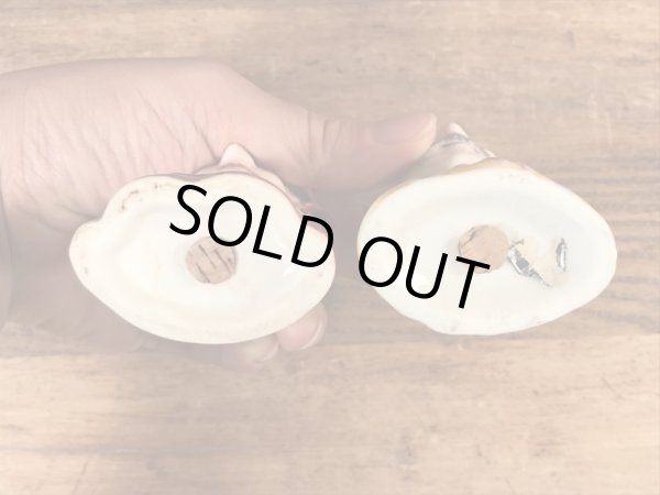 4つ目のおじさんとおばさんのヴィンテージソルト＆ペッパー