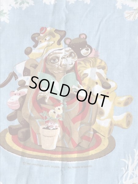 E.T.のツインサイズのヴィンテージBoxシーツ