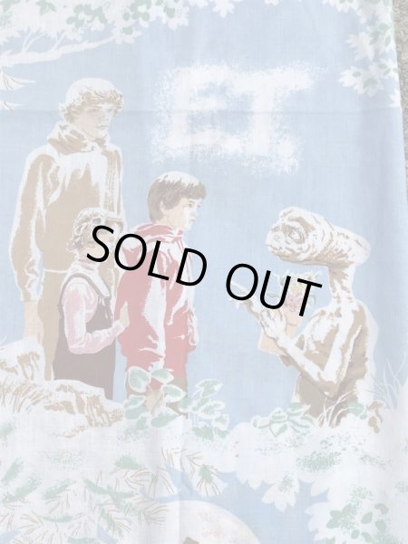 E.T.のツインサイズのヴィンテージBoxシーツ