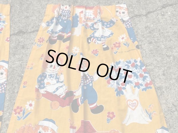 ラガディアン＆アンディのJCペニー社製のヴィンテージカーテンセット