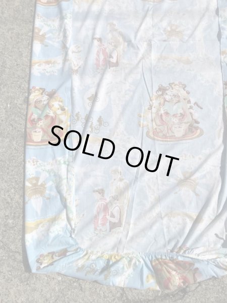 E.T.のツインサイズのヴィンテージBoxシーツ