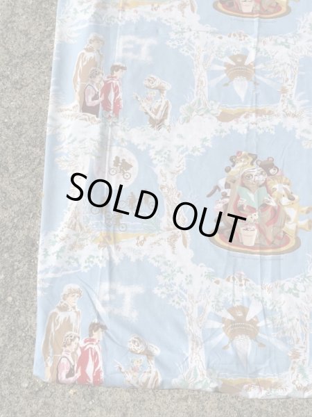 E.T.のツインサイズのヴィンテージBoxシーツ