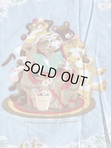 E.T.のツインサイズのヴィンテージBoxシーツ