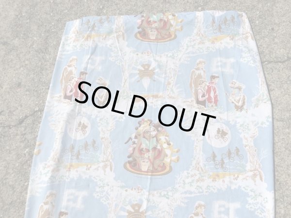 E.T.のツインサイズのヴィンテージBoxシーツ