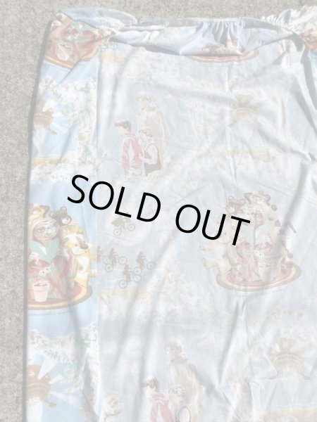 E.T.のツインサイズのヴィンテージBoxシーツ