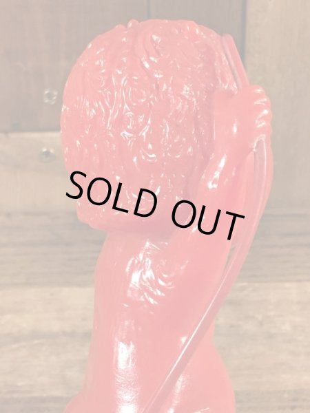 レッドデビルのシリスカルプのビンテージメッセージドール