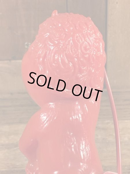 レッドデビルのシリスカルプのビンテージメッセージドール