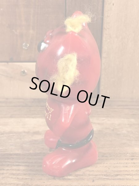 デビルキャットのシリスカルプのヴィンテージメッセージドール