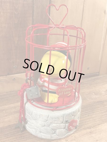 プリズナーオブラブのオルゴールのビンテージ貯金箱フィギュア