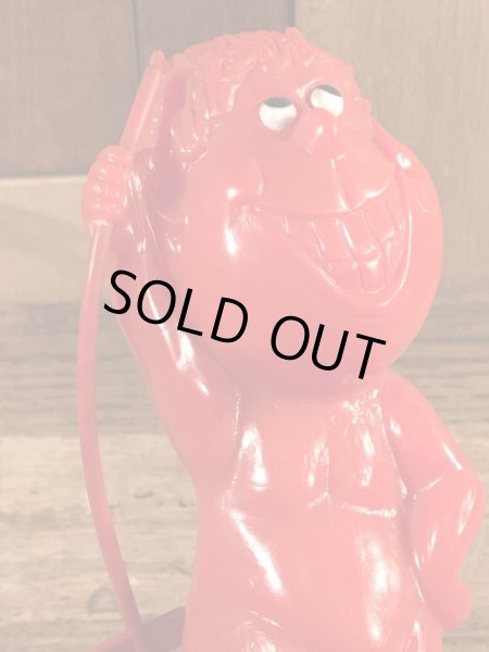 レッドデビルのシリスカルプのビンテージメッセージドール