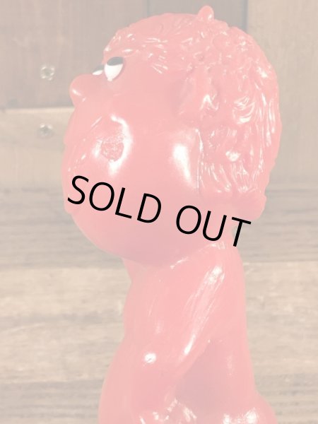 レッドデビルのシリスカルプのビンテージメッセージドール