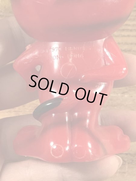 デビルキャットのシリスカルプのヴィンテージメッセージドール