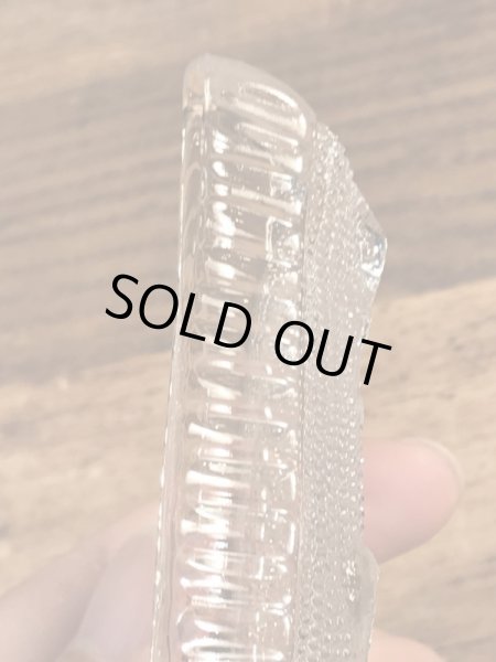 スペードの形のガラス製のビンテージ灰皿