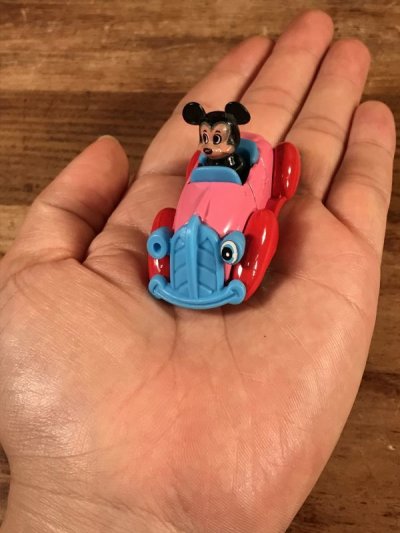 画像1: Tomy Disney “Mickey Mouse” Die-Cast Minicar　ミッキーマウス　ビンテージ　ミニカー　70〜80年代