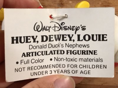 画像1: Disney “Huey Duck” Articulated Figurine　ヒューイ　ビンテージ　フィギュア　70年代
