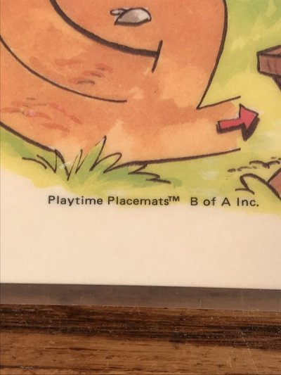 画像1: Disney “Duck Family” Vinyl Placemat　ドナルドダック　ビンテージ　ランチョンマット　プレースマット　70〜80年代