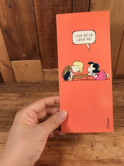 画像3: Hallmark Snoopy “Schroeder & Lucy” Greeting Card　シュローダー＆ルーシー　ビンテージ　グリーティングカード　70〜80年代