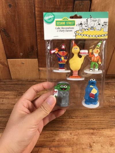 画像3: Wilton Enterprises Sesame Street Cake Decorations Set　セサミストリート　ビンテージ　ケーキデコレーション　ブリスターセット　90年代