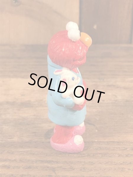 セサミストリートのエルモのビンテージPVC製フィギュア