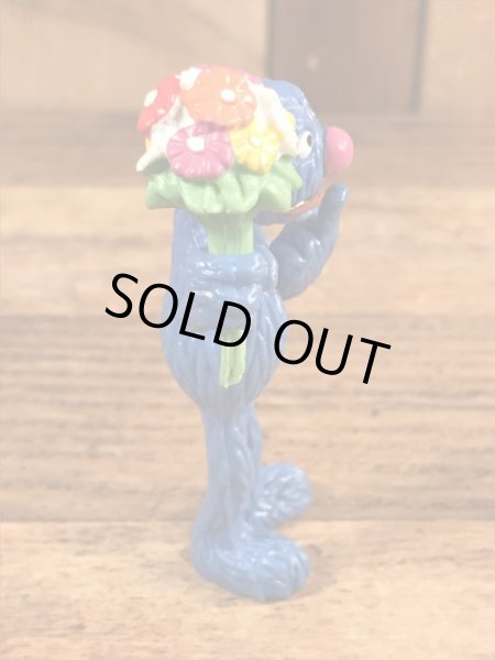 セサミストリートのグローバーのビンテージPVC製フィギュア