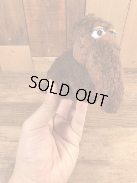 セサミストリートのスナッフィーのビンテージぬいぐるみ