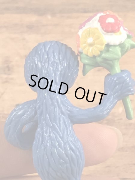 セサミストリートのグローバーのビンテージPVC製フィギュア