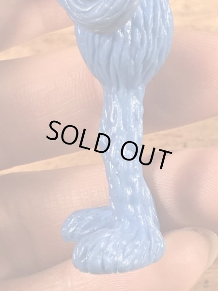 セサミストリートのグローバーのヴィンテージPVCフィギュア