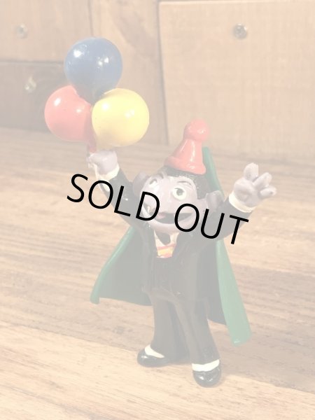 セサミストリートのカウント伯爵のヴィンテージPVCフィギュア