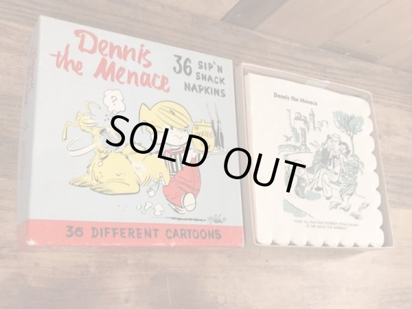 わんぱくデニスの50年代のヴィンテージペーパーナプキン