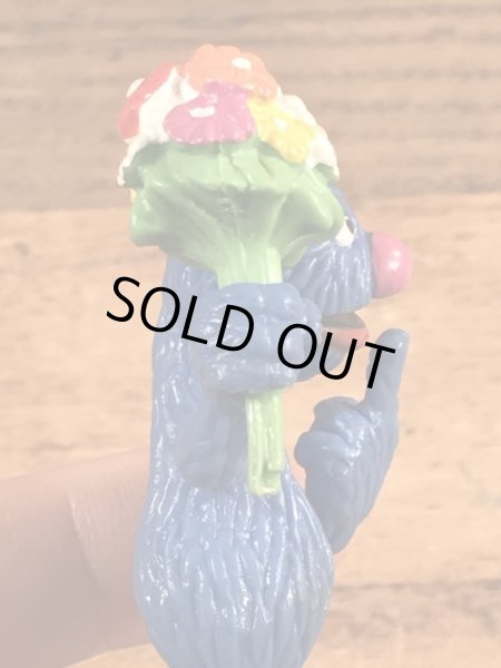 セサミストリートのグローバーのヴィンテージPVCフィギュア