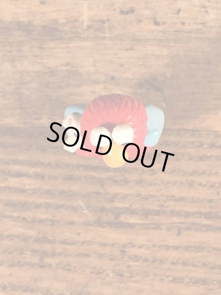 セサミストリートのエルモのビンテージPVC製フィギュア